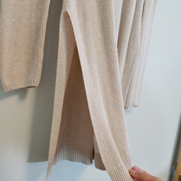 Moth Anthropologie Round Neck Long Sleeves Tunic Sweater Sz L Minimalist Popover - Picture 3 of 12